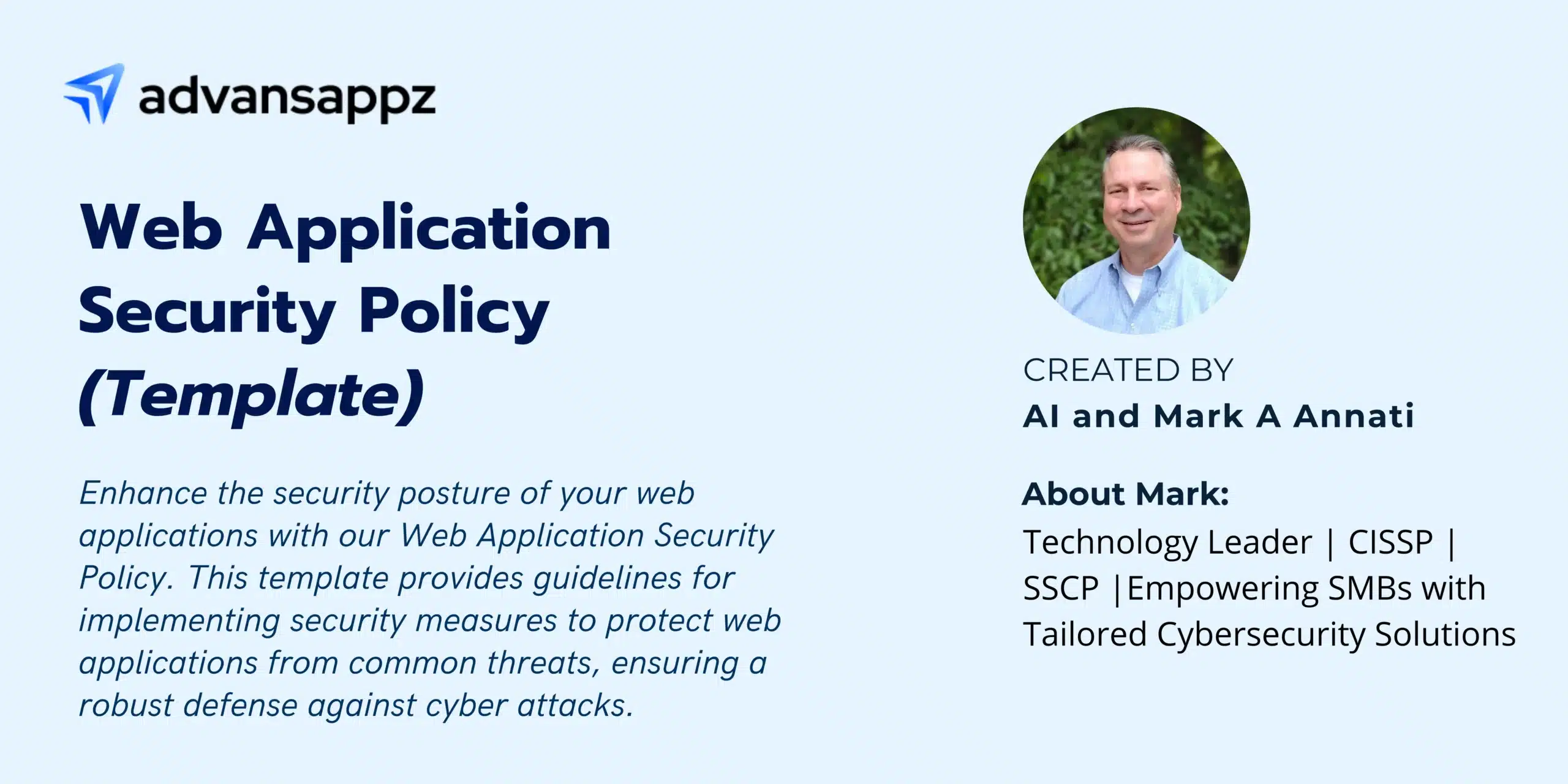 Web Application Security policy