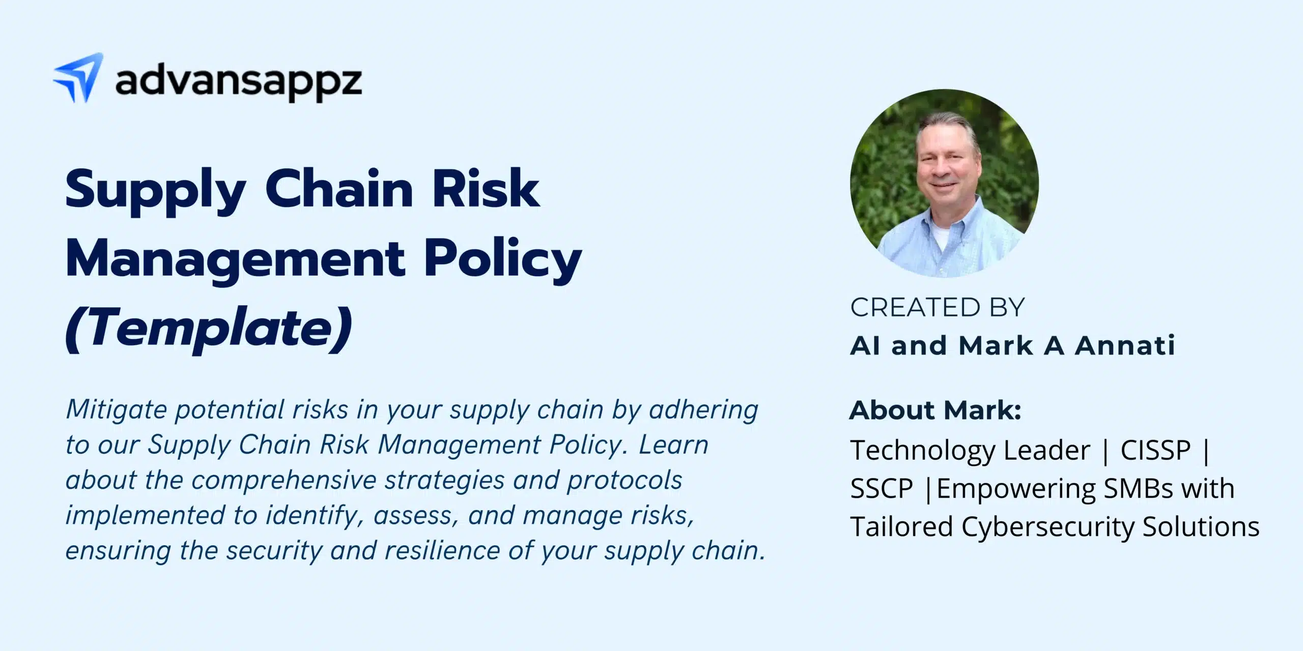 Supply Chain Risk Management Policy