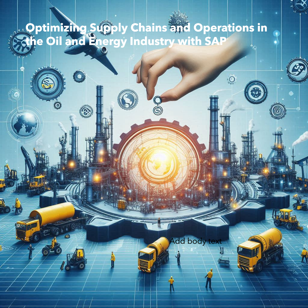 Optimizing Supply Chains and Operations in the Oil and Energy Industry with SAP