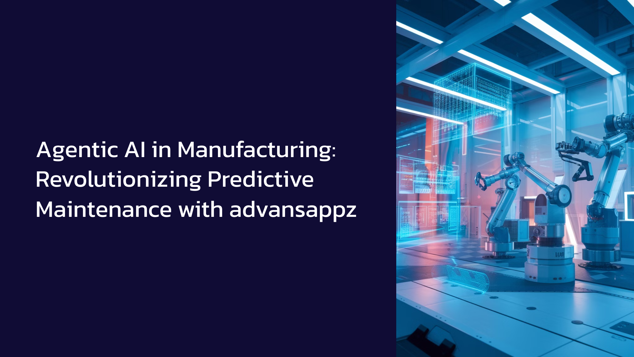 Agentic AI in Manufacturing: Revolutionizing Predictive Maintenance with advansappz