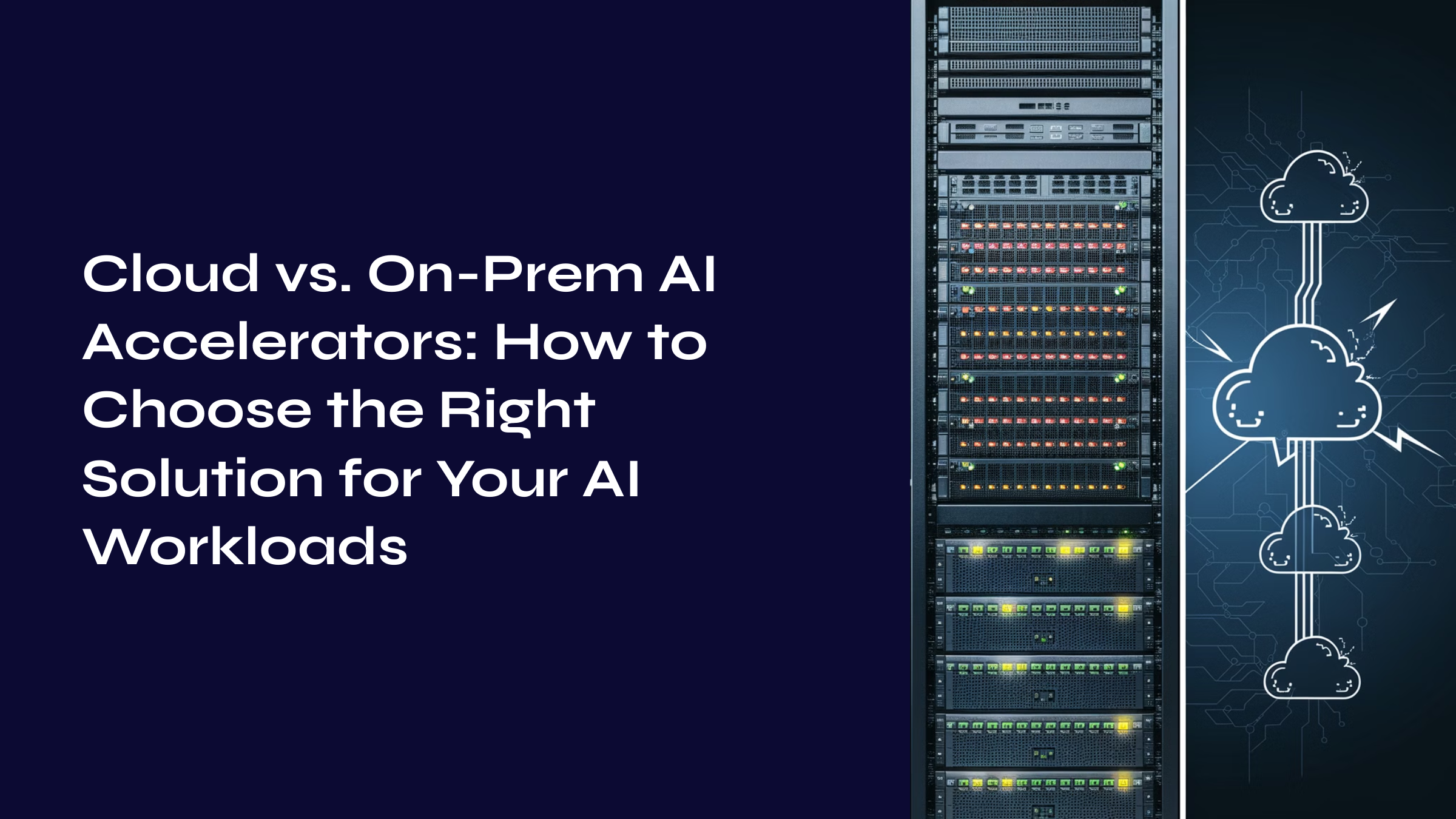 Cloud vs. On-Prem AI Accelerators: How to Choose the Right Solution for Your AI Workloads