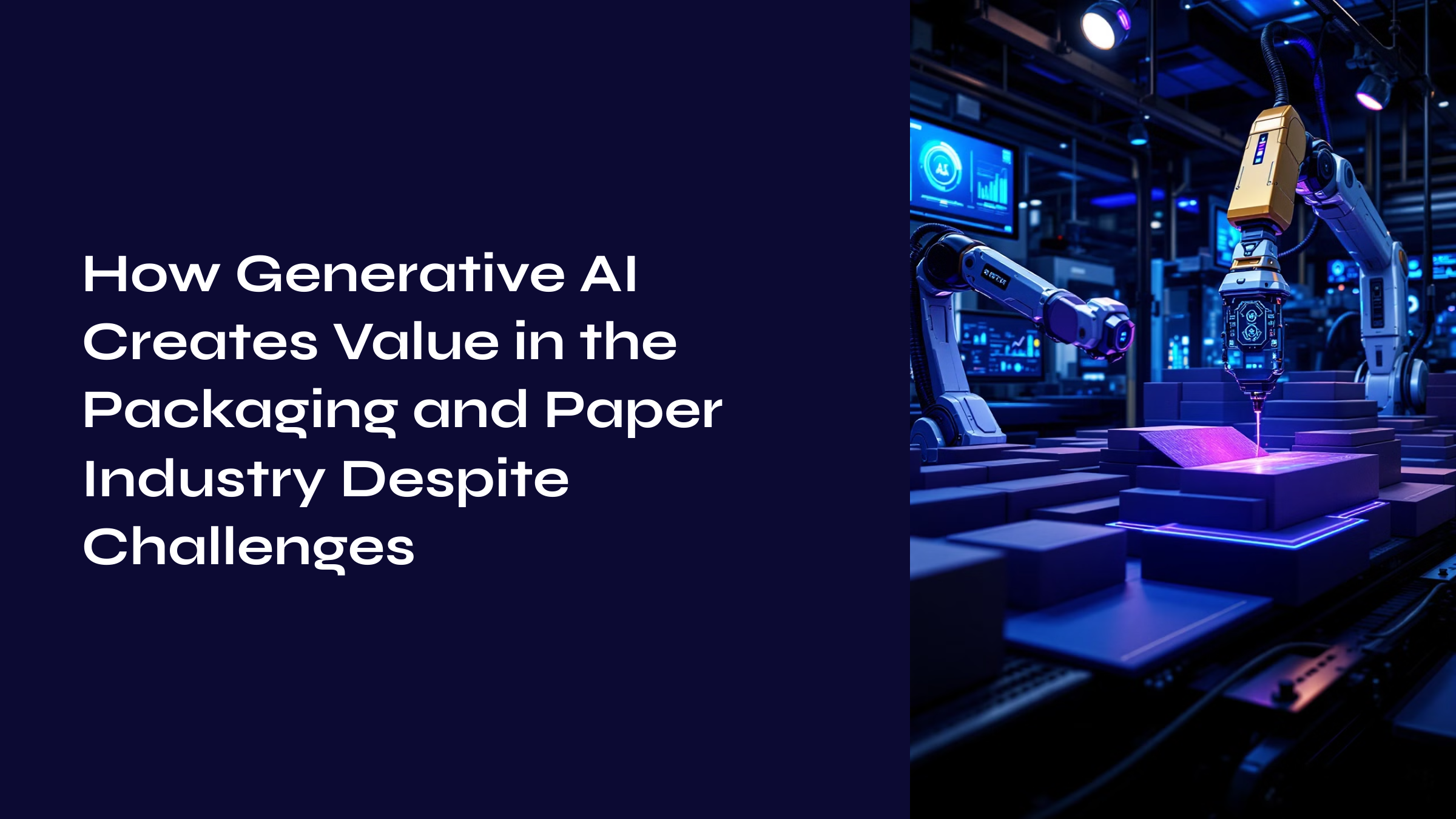 How Generative AI Creates Value in the Packaging and Paper Industry Despite Challenges