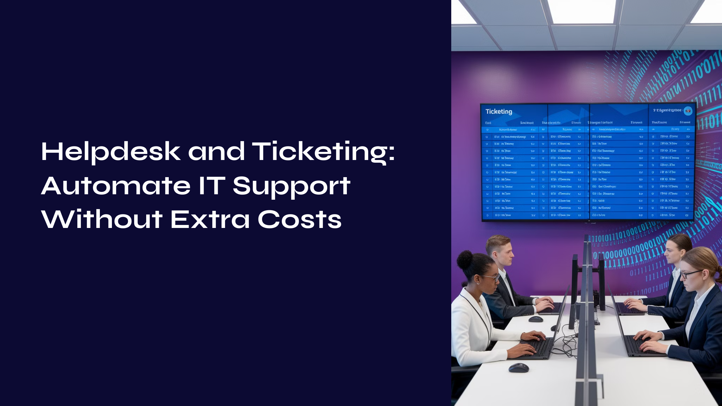 Helpdesk and Ticketing: Automate IT Support Without Extra Costs