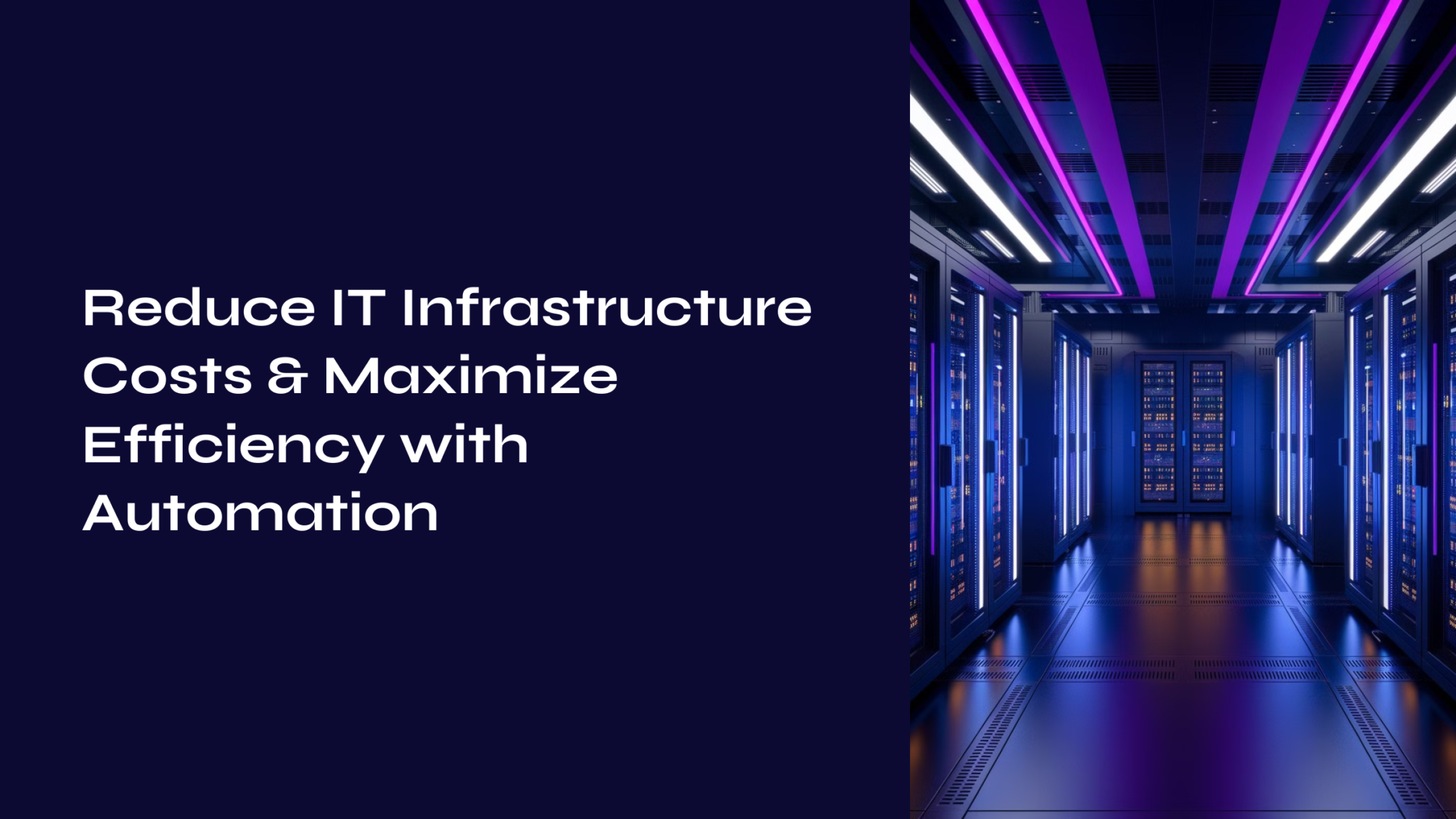 Reduce IT Infrastructure Costs & Boost Efficiency with Automation