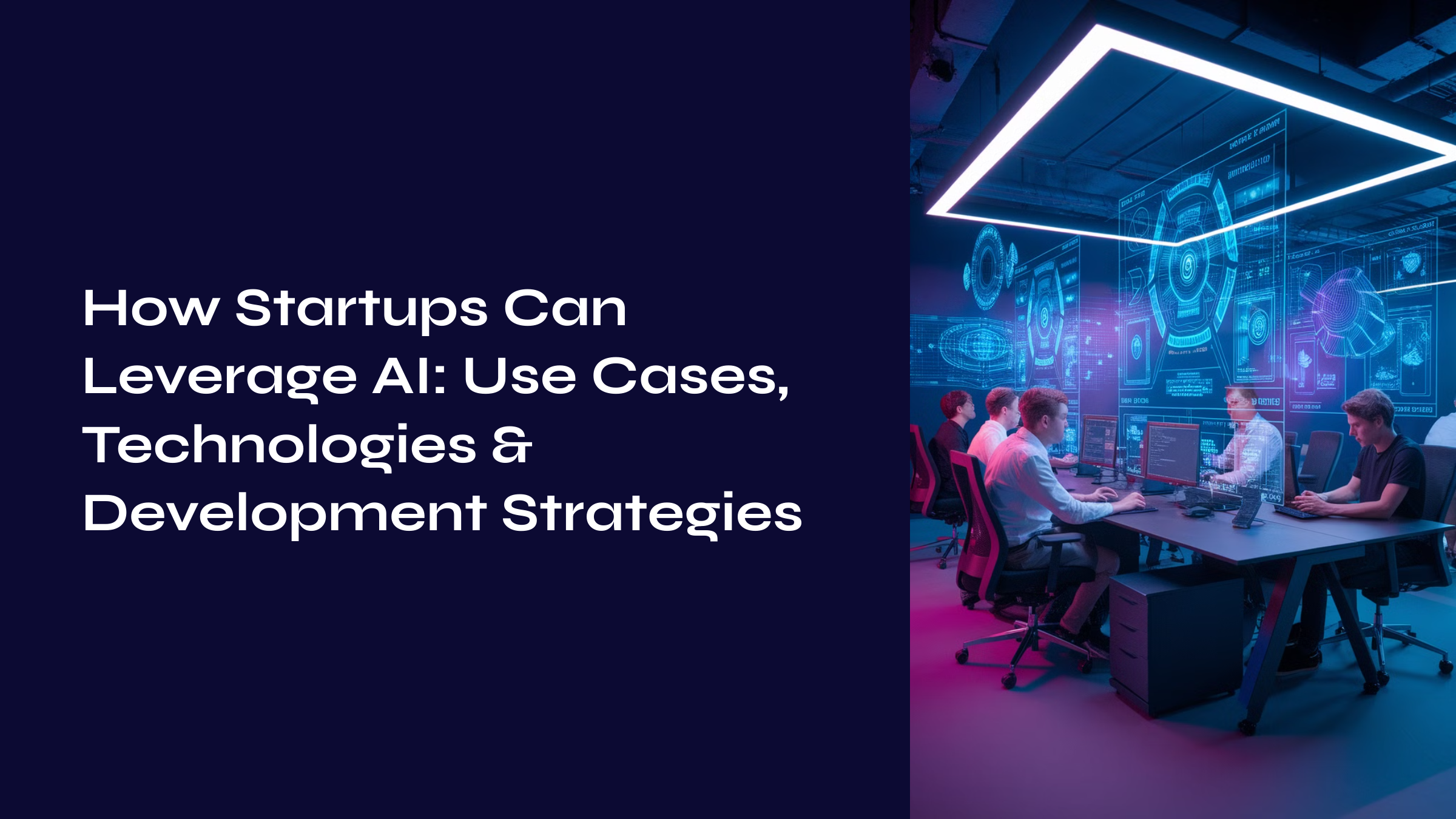 How Startups Can Leverage AI: Use Cases, Technologies & Development Strategies